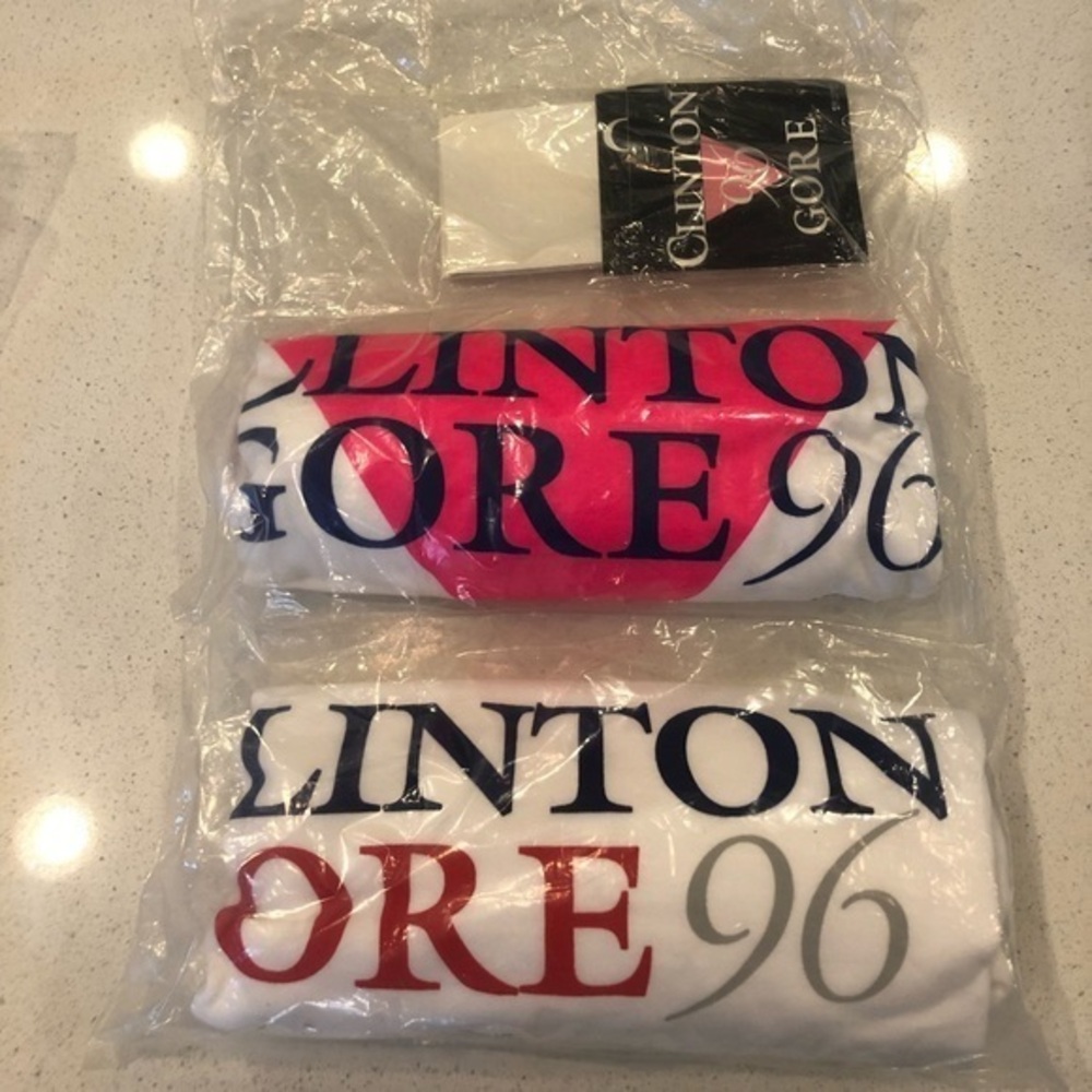 Original Vintage Clinton Gore 1996 Campaign Gear